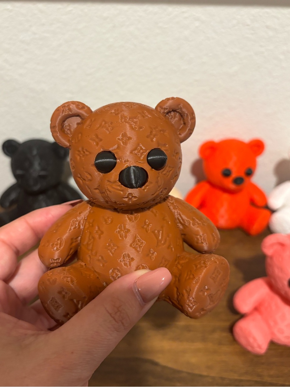 3D Printed Embossed Teddy Bear Figurine (Choose 1) - Picture 14 of 16